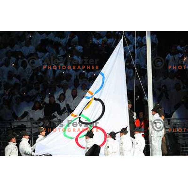 Opening ceremony of 2006 Winter Olumpic games in Torino, Italy on Febraury 11, 2006