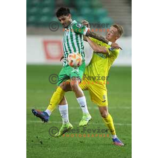 Agustin Doffo and Benjamin Markus during Prva Liga Telemach 2022-2023 football match between Olimpija and Domzale in SRC Stozice, Ljubljana, Slovenia on September 3, 2022