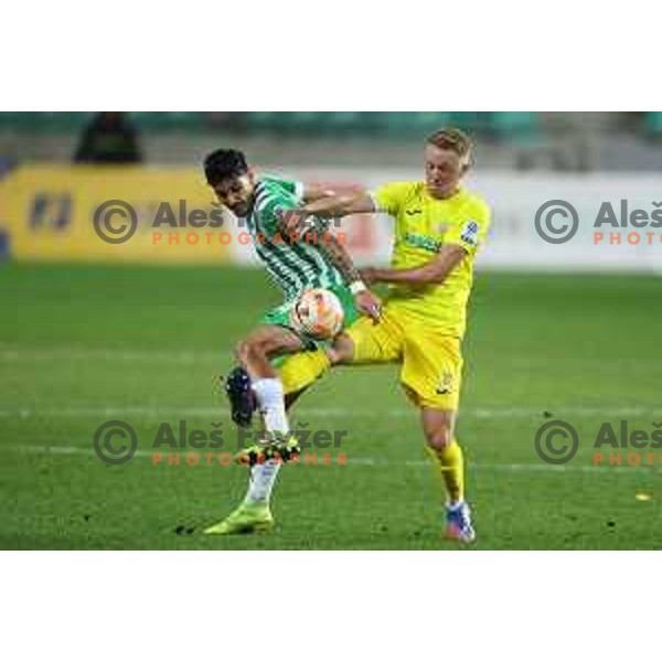Agustin Doffo and Benjamin Markus during Prva Liga Telemach 2022-2023 football match between Olimpija and Domzale in SRC Stozice, Ljubljana, Slovenia on September 3, 2022