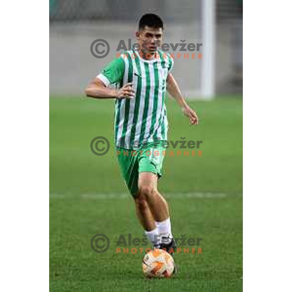 Svit Seslar in action during Prva Liga Telemach 2022-2023 football match between Olimpija and Domzale in SRC Stozice, Ljubljana, Slovenia on September 3, 2022