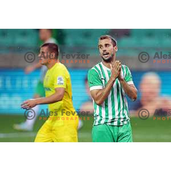 Mustafa Nukic during Prva Liga Telemach 2022-2023 football match between Olimpija and Domzale in SRC Stozice, Ljubljana, Slovenia on September 3, 2022