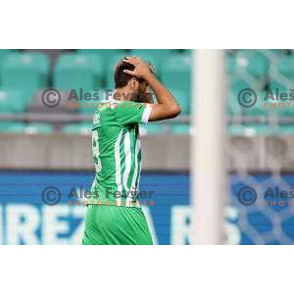Mustafa Nukic during Prva Liga Telemach 2022-2023 football match between Olimpija and Domzale in SRC Stozice, Ljubljana, Slovenia on September 3, 2022