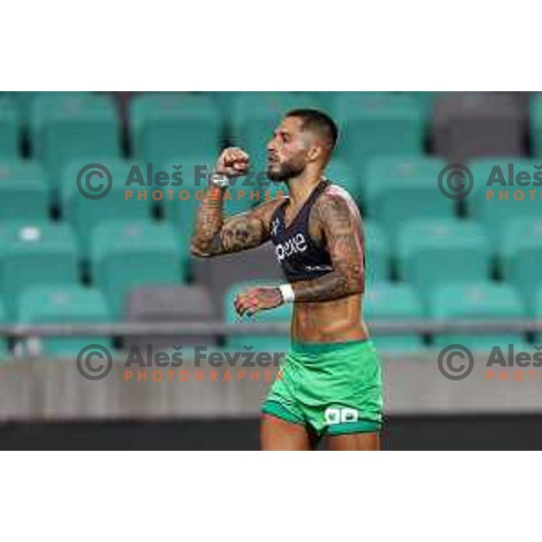 Rui Pedro during Prva Liga Telemach 2022-2023 football match between Olimpija and Domzale in SRC Stozice, Ljubljana, Slovenia on September 3, 2022
