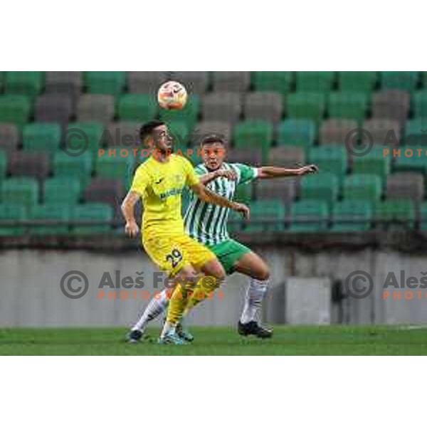 Arnel Jakupovic during Prva Liga Telemach 2022-2023 football match between Olimpija and Domzale in SRC Stozice, Ljubljana, Slovenia on September 4, 2022