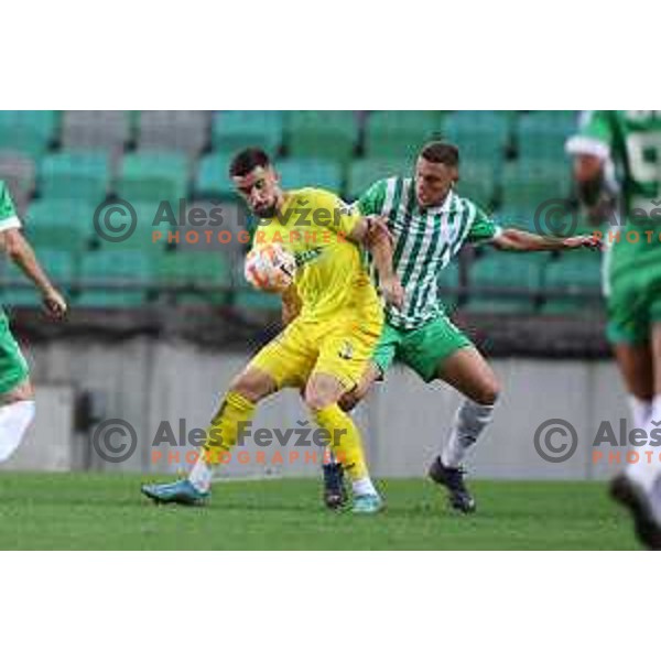 Arnel Jakupovic during Prva Liga Telemach 2022-2023 football match between Olimpija and Domzale in SRC Stozice, Ljubljana, Slovenia on September 4, 2022