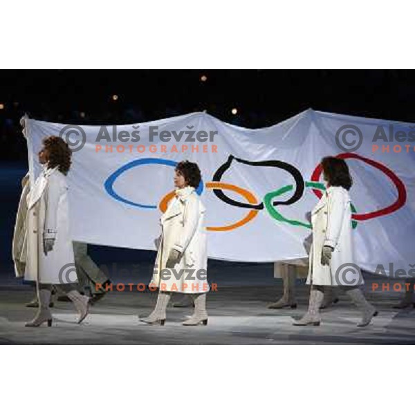 Opening ceremony of 2006 Winter Olumpic games in Torino, Italy on Febraury 11, 2006