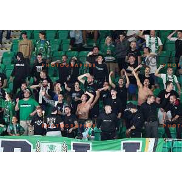 of SZ Olimpija during CHL Champions League ice-hockey match between SZ Olimpija (SLO) and Wolfsburg Grizzlies (GER) in Tivoli Hall, Ljubljana, Slovenia on September 10, 2022