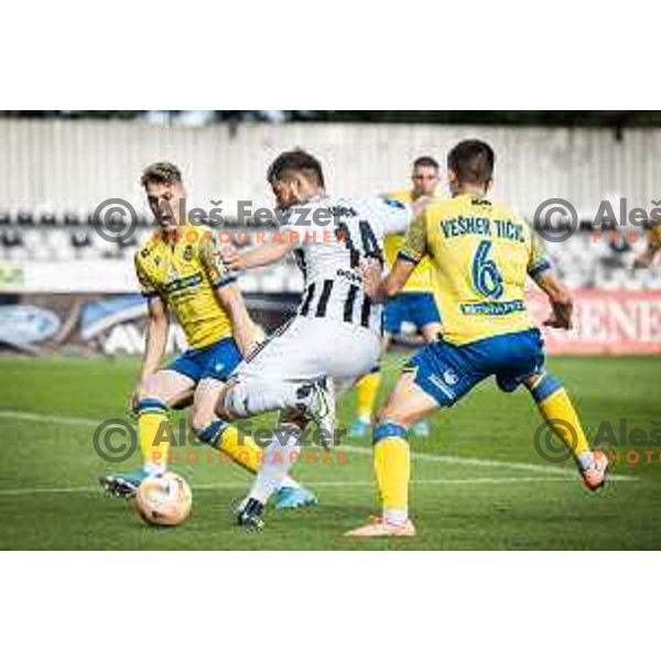 in action during Prva liga Telemach football match between Mura and Koper in Fazanerija, Murska Sobota, Slovenia on September 11, 2022. Photo: Jure Banfi