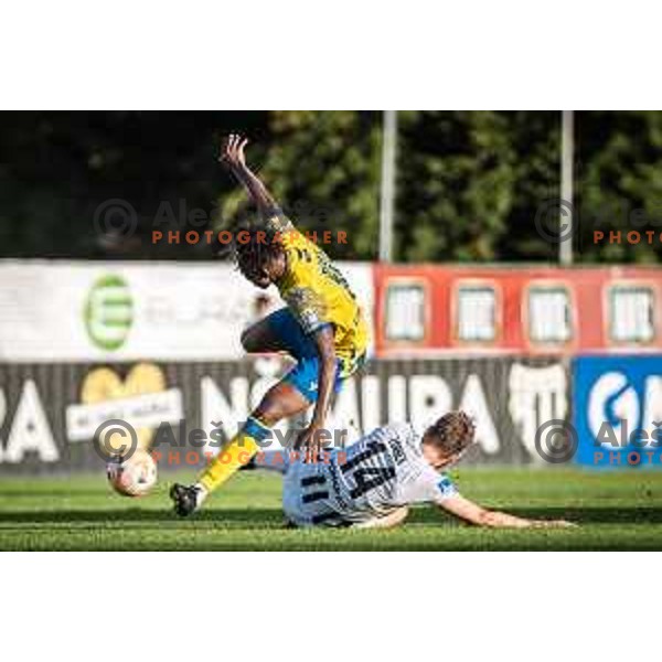 in action during Prva liga Telemach football match between Mura and Koper in Fazanerija, Murska Sobota, Slovenia on September 11, 2022. Photo: Jure Banfi