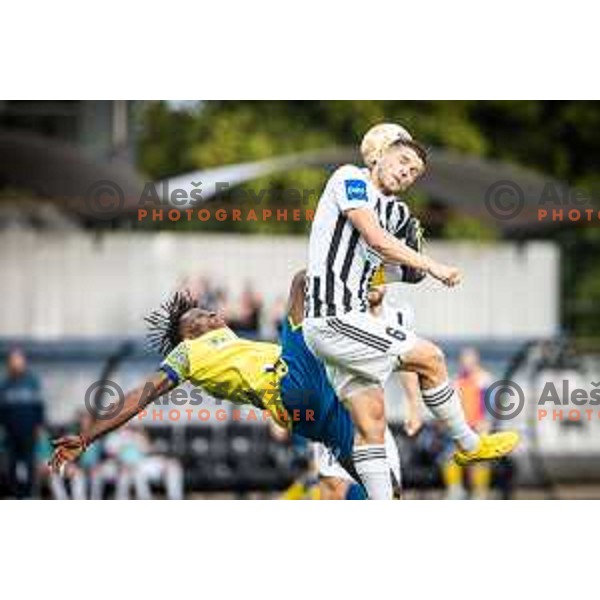 Amar Beganovic in action during Prva liga Telemach football match between Mura and Koper in Fazanerija, Murska Sobota, Slovenia on September 11, 2022. Photo: Jure Banfi