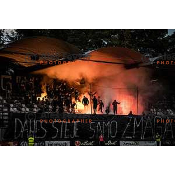 Black Gringos during Prva liga Telemach football match between Mura and Koper in Fazanerija, Murska Sobota, Slovenia on September 11, 2022. Photo: Jure Banfi