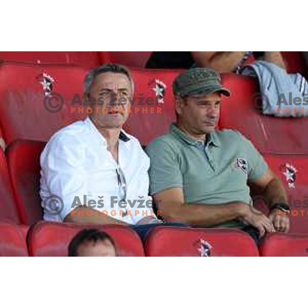 Agron Salja during Prva Liga Telemach 2022-2023 football match between Bravo and Maribor in Ljubljana, Slovenia on September 11, 2022