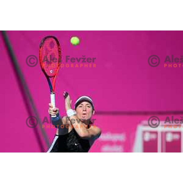 Tamara Zidansek competes at WTA 250 Sava Slovenia Open in Portoroz, Slovenia on September 13, 2022 