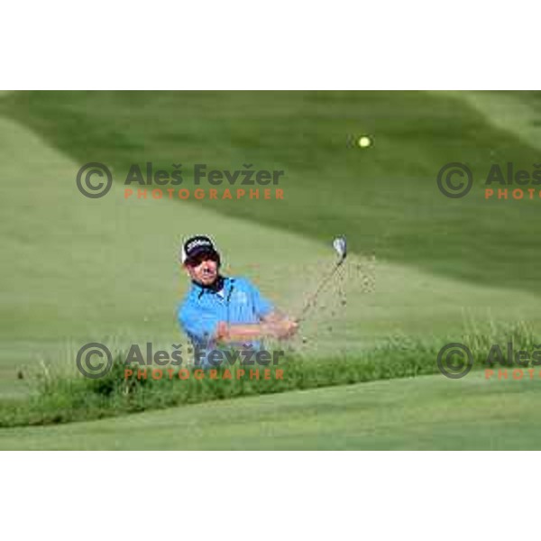 Boris Lah in action during Final day of Slovenian PGA Championship at King\'s course of Royal Bled golf estate in Slovenia on September 13, 2022