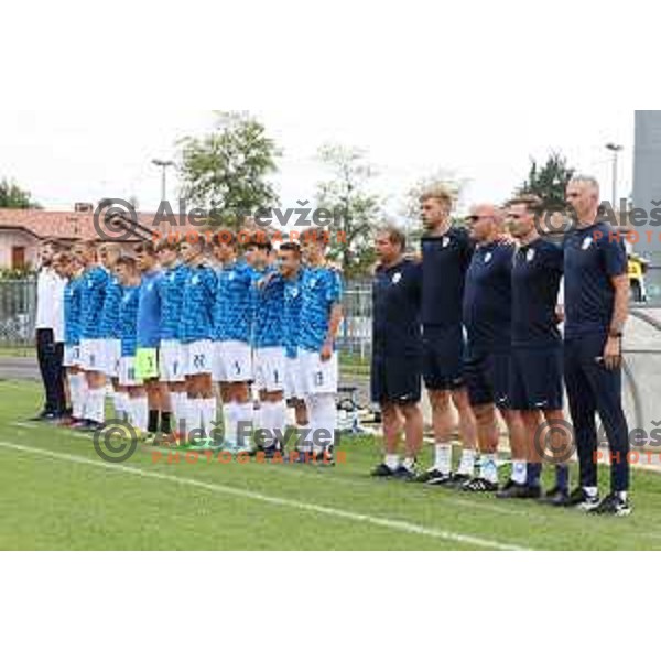 Moamer Vugdalic, head coach of Slovenia during U-15 friendly football match between Italy and Slovenia in Gradisca D\'isonzo, Italy on September 15, 2022