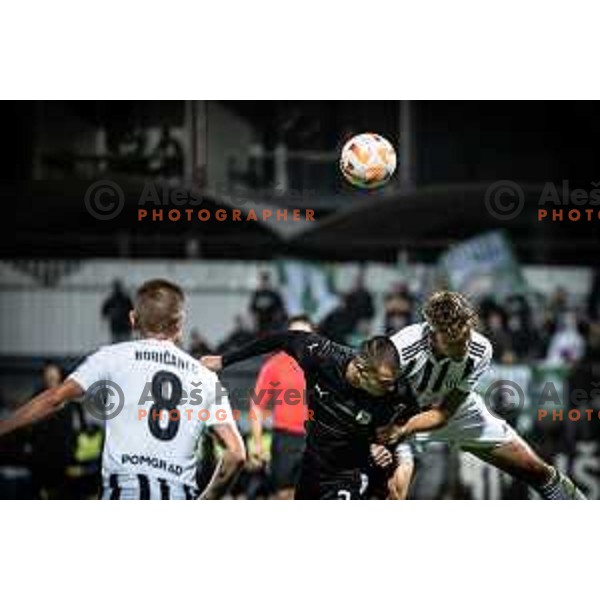 in action during Prva liga Telemach football match between Mura and Olimpija in Fazanerija, Murska Sobota, Slovenia on September 17, 2022. Photo: Jure Banfi