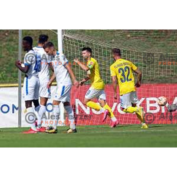 Martin Kramaric in action during Prva Liga Telemach 2022-2023 football match between Bravo and Gorica in Ljubljana, Slovenia on September 18, 2022