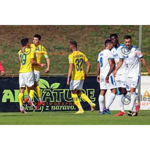Martin Kramaric in action during Prva Liga Telemach 2022-2023 football match between Bravo and Gorica in Ljubljana, Slovenia on September 18, 2022
