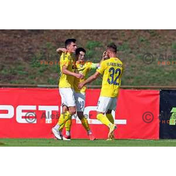 Martin Kramaric in action during Prva Liga Telemach 2022-2023 football match between Bravo and Gorica in Ljubljana, Slovenia on September 18, 2022