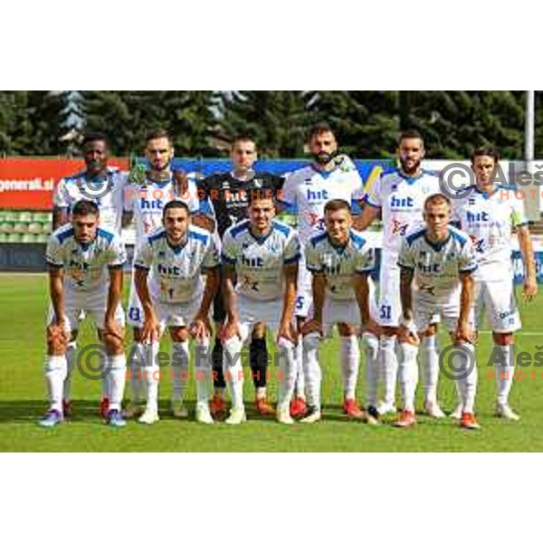 in action during Prva Liga Telemach 2022-2023 football match between Bravo and Gorica in Ljubljana, Slovenia on September 18, 2022