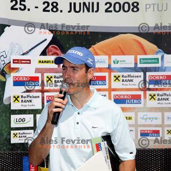Dominique Nouailhac (FRA) after final day of Dobro Jutro Slovenia Open golf tournament, Alps Tour, golf course Ptuj, Slovenia 28.6.2008. Photo by Ales Fevzer 