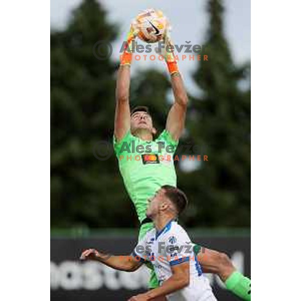 in action during Prva Liga Telemach 2022-2023 football match between Bravo and Gorica in Ljubljana, Slovenia on September 18, 2022