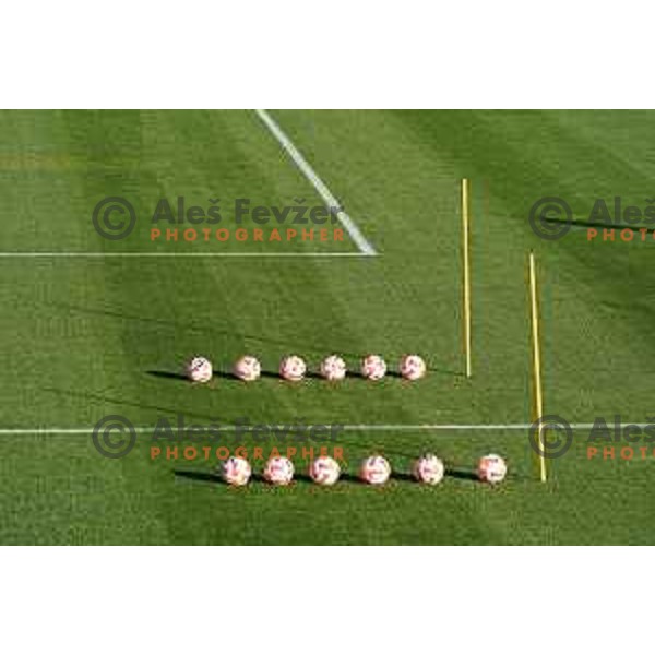 during the practice session of Slovenia National football team in NNC Brdo, Slovenia on September 19, 2022
