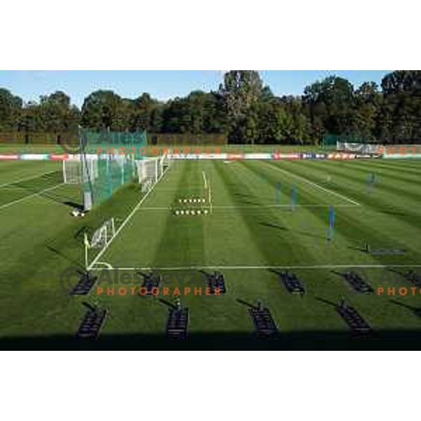 during the practice session of Slovenia National football team in NNC Brdo, Slovenia on September 19, 2022