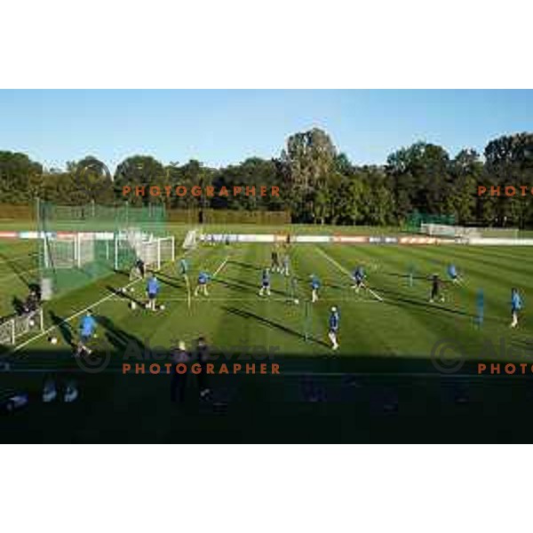 during the practice session of Slovenia National football team in NNC Brdo, Slovenia on September 19, 2022
