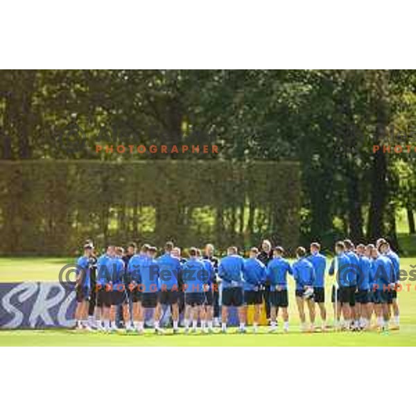 during practice session of Slovenia National football team in NNC Brdo, Slovenia on September 21, 2022
