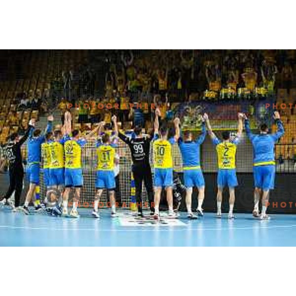 after EHF Champions League handball match between Celje Pivovarna Lasko and THW Kiel in Zlatorog Arena, Celje, Slovenia on September 21, 2022