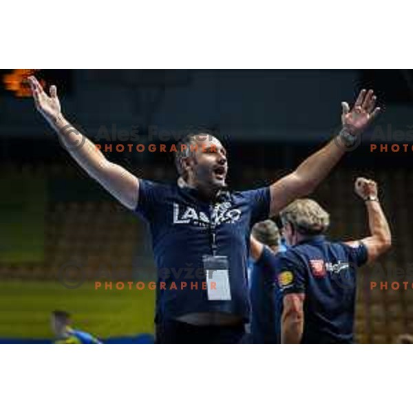 Alem Toskic during EHF Champions League handball match between Celje Pivovarna Lasko and THW Kiel in Zlatorog Arena, Celje, Slovenia on September 21, 2022