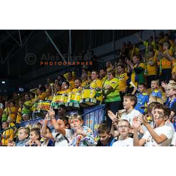 Florjani in action during EHF Champions League handball match between Celje Pivovarna Lasko and THW Kiel in Zlatorog Arena, Celje, Slovenia on September 21, 2022