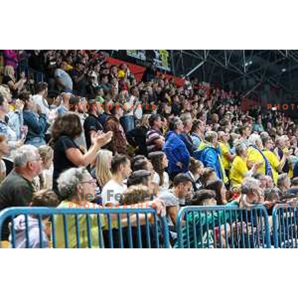 in action during EHF Champions League handball match between Celje Pivovarna Lasko and THW Kiel in Zlatorog Arena, Celje, Slovenia on September 21, 2022