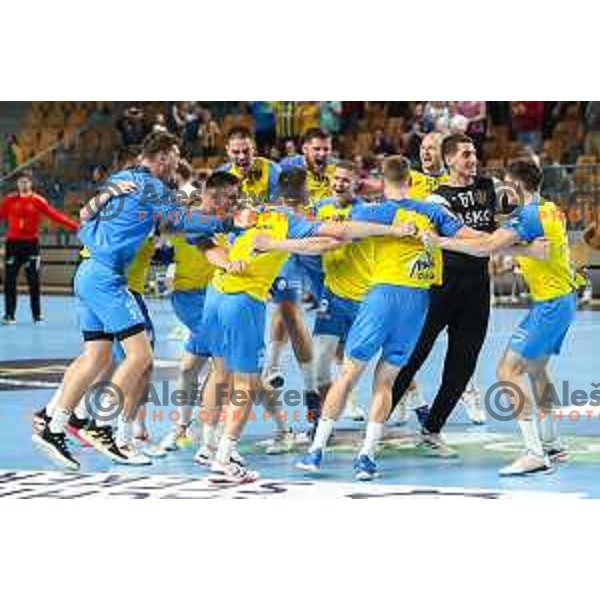 after EHF Champions League handball match between Celje Pivovarna Lasko and THW Kiel in Zlatorog Arena, Celje, Slovenia on September 21, 2022