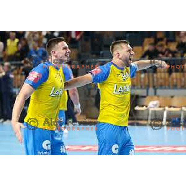 Aleks Vlah after EHF Champions League handball match between Celje Pivovarna Lasko and THW Kiel in Zlatorog Arena, Celje, Slovenia on September 21, 2022