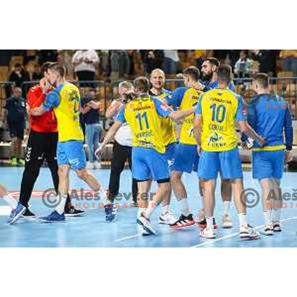 after EHF Champions League handball match between Celje Pivovarna Lasko and THW Kiel in Zlatorog Arena, Celje, Slovenia on September 21, 2022