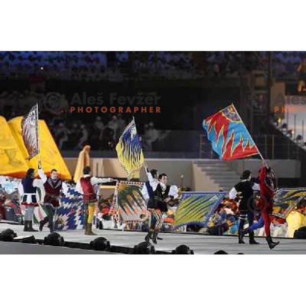 Opening ceremony of 2006 Winter Olumpic games in Torino, Italy on Febraury 11, 2006