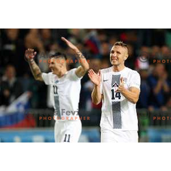 during UEFA Nations League match between Slovenia and Norway in Stozice, Ljubljana, Slovenia on September 24, 2022