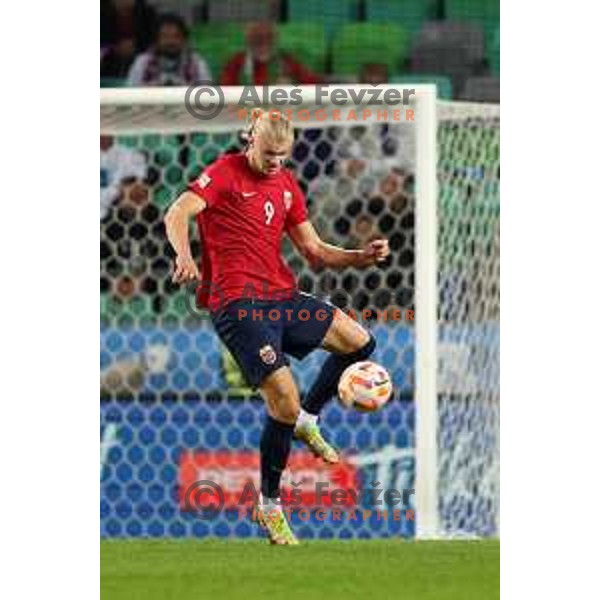 UEFA Nations League match between Slovenia and Norway in Stozice, Ljubljana, Slovenia on September 24, 2022