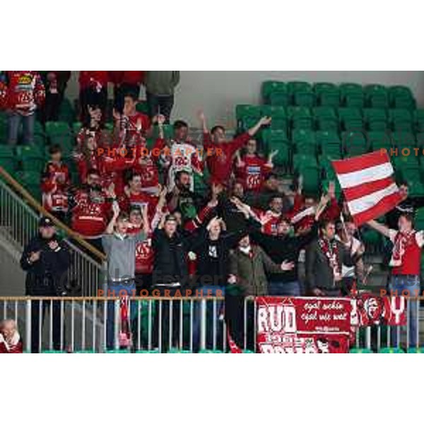 of SZ Olimpija during IceHL ice-hockey match between SZ Olimpija (SLO) and KAC (AUT) in Tivoli Hall, Ljubljana, Slovenia on September 25, 2022