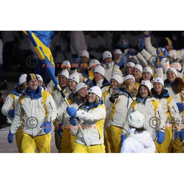 Opening ceremony of 2006 Winter Olumpic games in Torino, Italy on Febraury 11, 2006