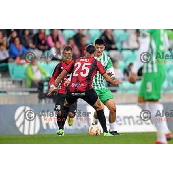Svit Seslar in action during Prva Liga Telemach 2022-2023 football match between Olimpija and Tabor CB 24 Sezana in SRC Stozice, Ljubljana, Slovenia on October 1, 2022