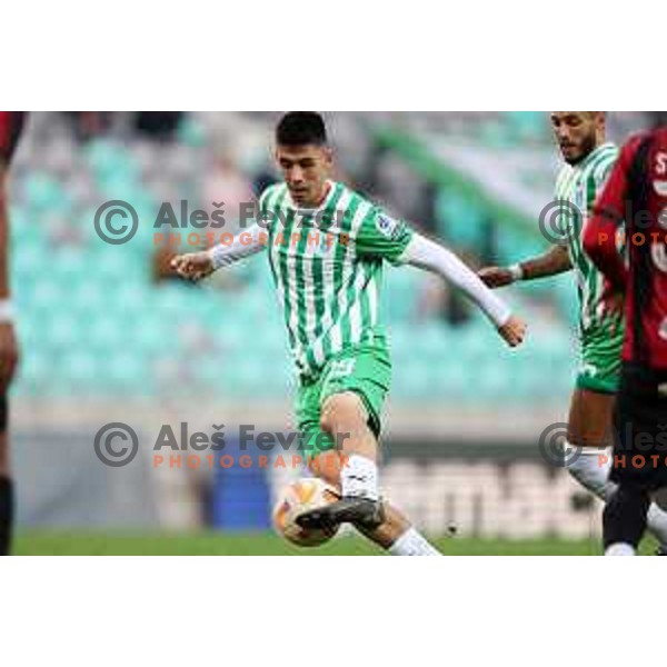 Svit Seslar in action during Prva Liga Telemach 2022-2023 football match between Olimpija and Tabor CB 24 Sezana in SRC Stozice, Ljubljana, Slovenia on October 1, 2022