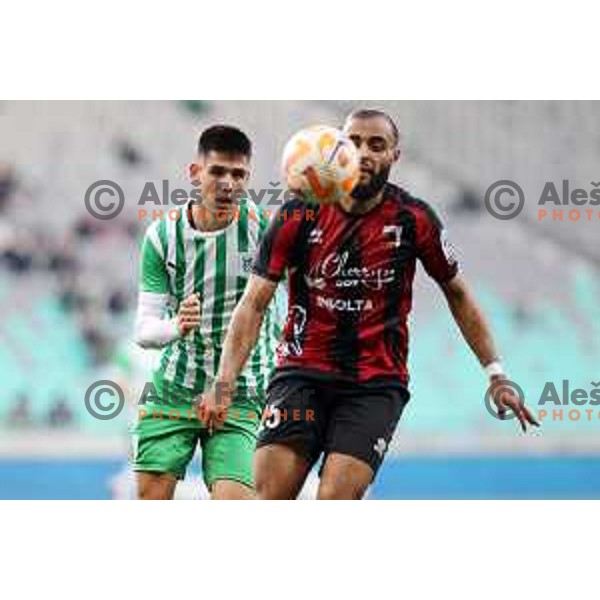 in action during Prva Liga Telemach 2022-2023 football match between Olimpija and Tabor CB 24 Sezana in SRC Stozice, Ljubljana, Slovenia on October 1, 2022