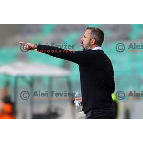 in action during Prva Liga Telemach 2022-2023 football match between Olimpija and Tabor CB 24 Sezana in SRC Stozice, Ljubljana, Slovenia on October 1, 2022