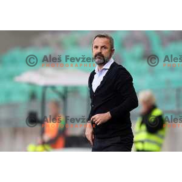 in action during Prva Liga Telemach 2022-2023 football match between Olimpija and Tabor CB 24 Sezana in SRC Stozice, Ljubljana, Slovenia on October 1, 2022