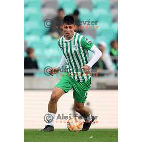 in action during Prva Liga Telemach 2022-2023 football match between Olimpija and Tabor CB 24 Sezana in SRC Stozice, Ljubljana, Slovenia on October 1, 2022