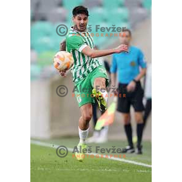 in action during Prva Liga Telemach 2022-2023 football match between Olimpija and Tabor CB 24 Sezana in SRC Stozice, Ljubljana, Slovenia on October 1, 2022