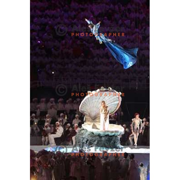 Opening ceremony of 2006 Winter Olumpic games in Torino, Italy on Febraury 11, 2006